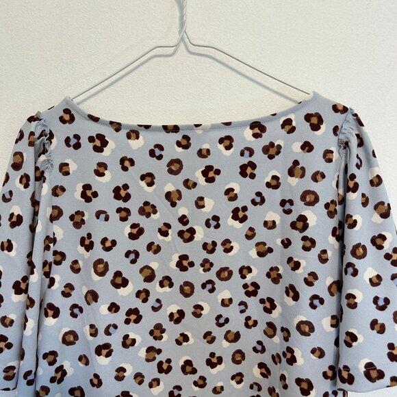Ann Taylor Animal Print Blouse - Picture 5 of 6